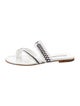 Manolo Blahnik Leather Slides