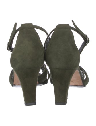 Manolo Blahnik Suede Sandals