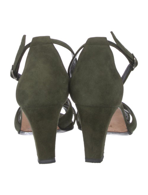 Manolo Blahnik Suede Sandals