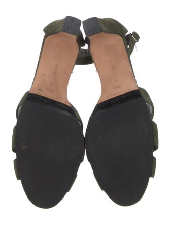 Manolo Blahnik Suede Sandals