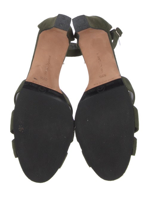 Manolo Blahnik Suede Sandals