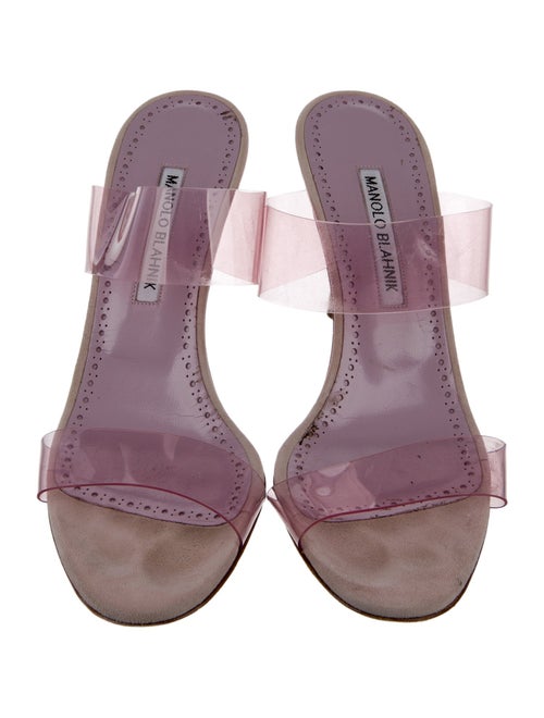 Manolo Blahnik PVC Slides