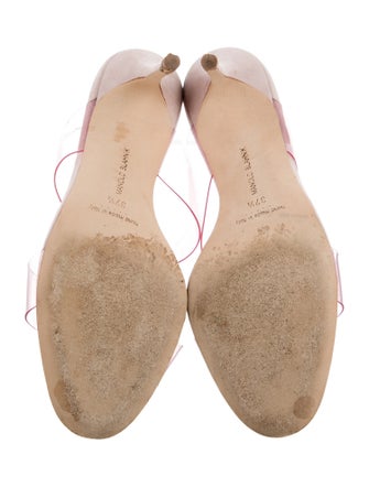 Manolo Blahnik PVC Slides