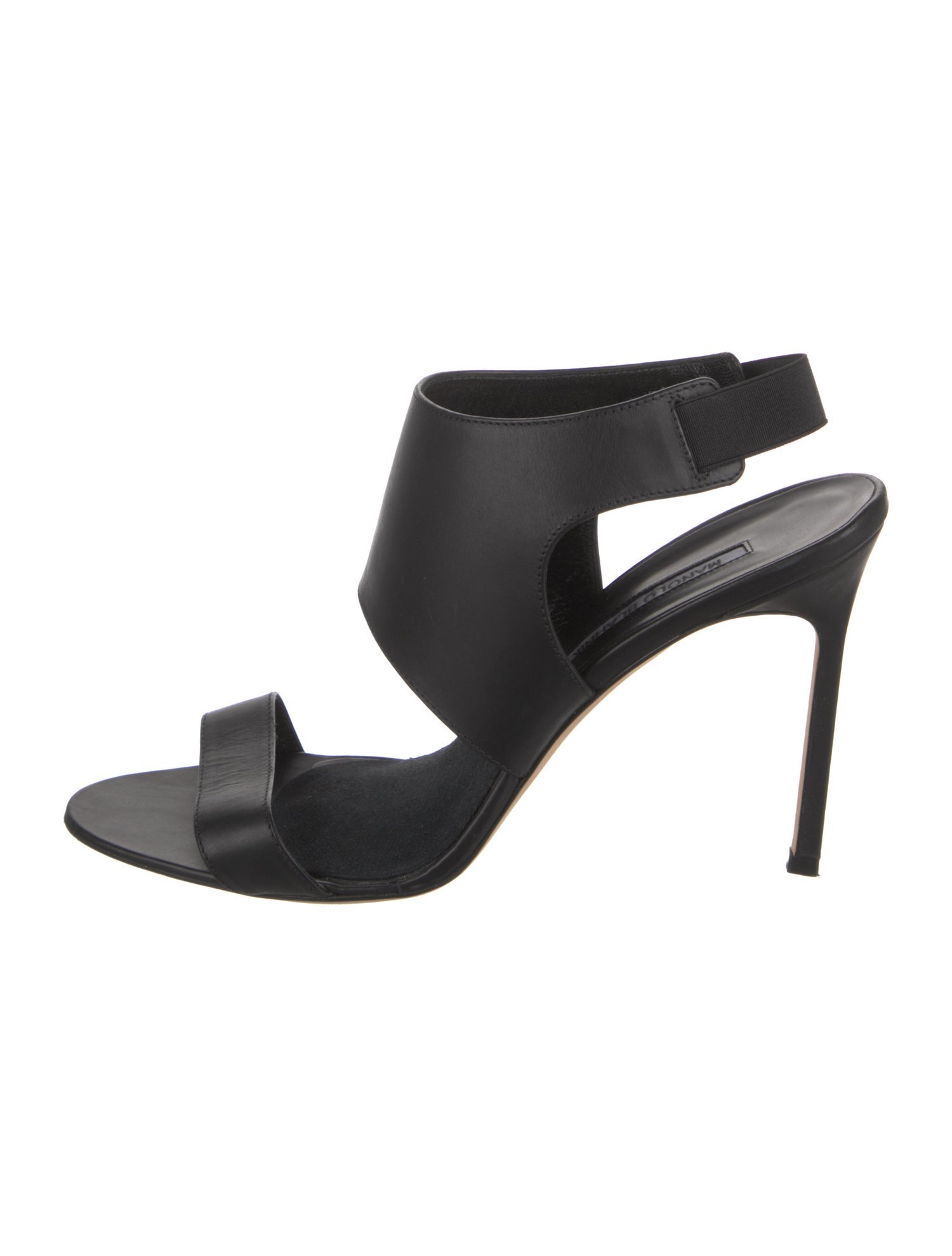 Manolo Blahnik Leather Slingback Sandals