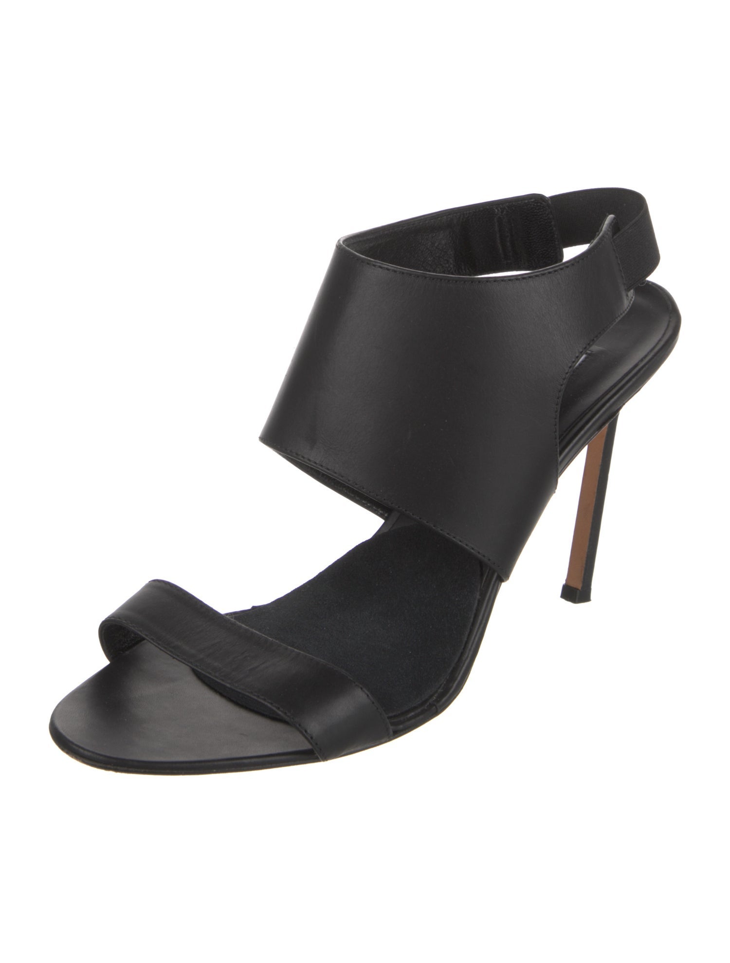 Manolo Blahnik Leather Slingback Sandals