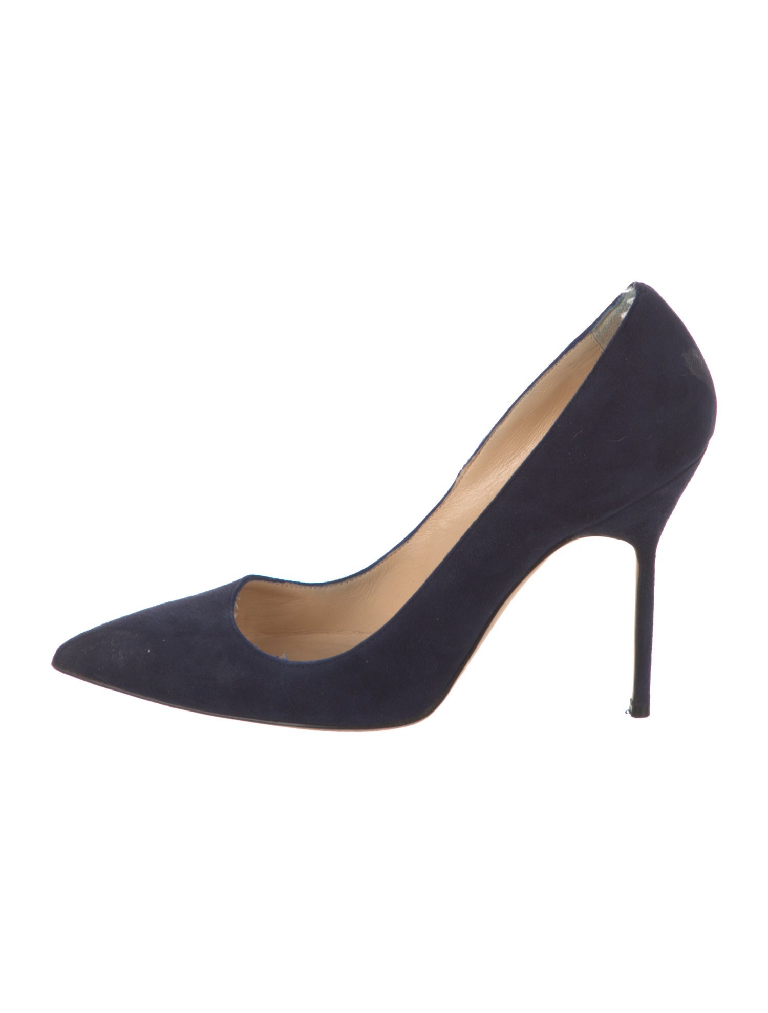 Manolo Blahnik Suede Pumps