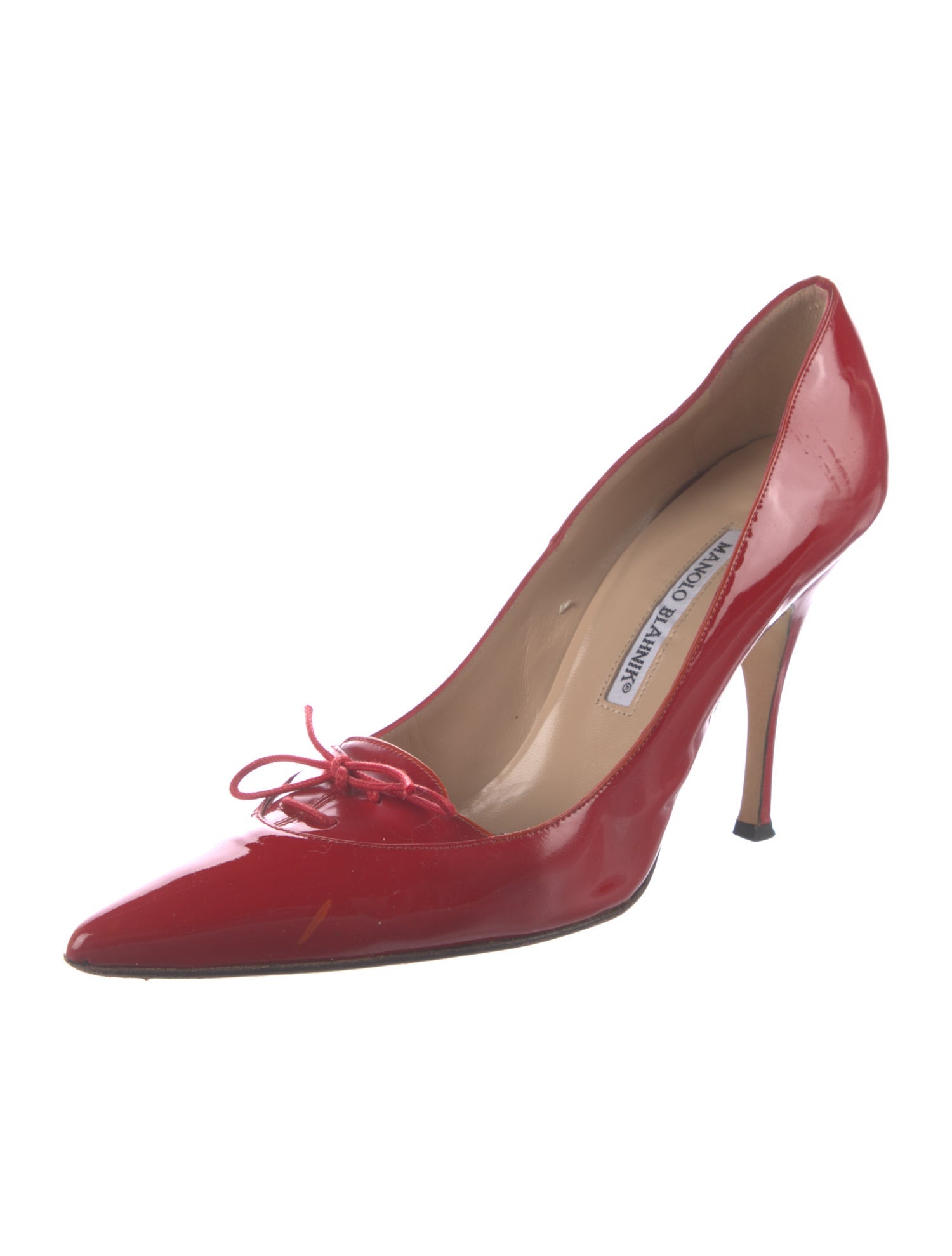 Manolo Blahnik Vintage Patent Leather Pumps
