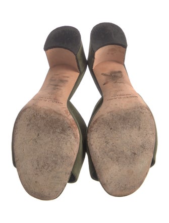 Manolo Blahnik Suede Slides