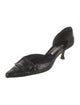 Manolo Blahnik Snakeskin D'Orsay Pumps