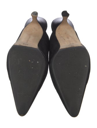 Manolo Blahnik Suede Mules