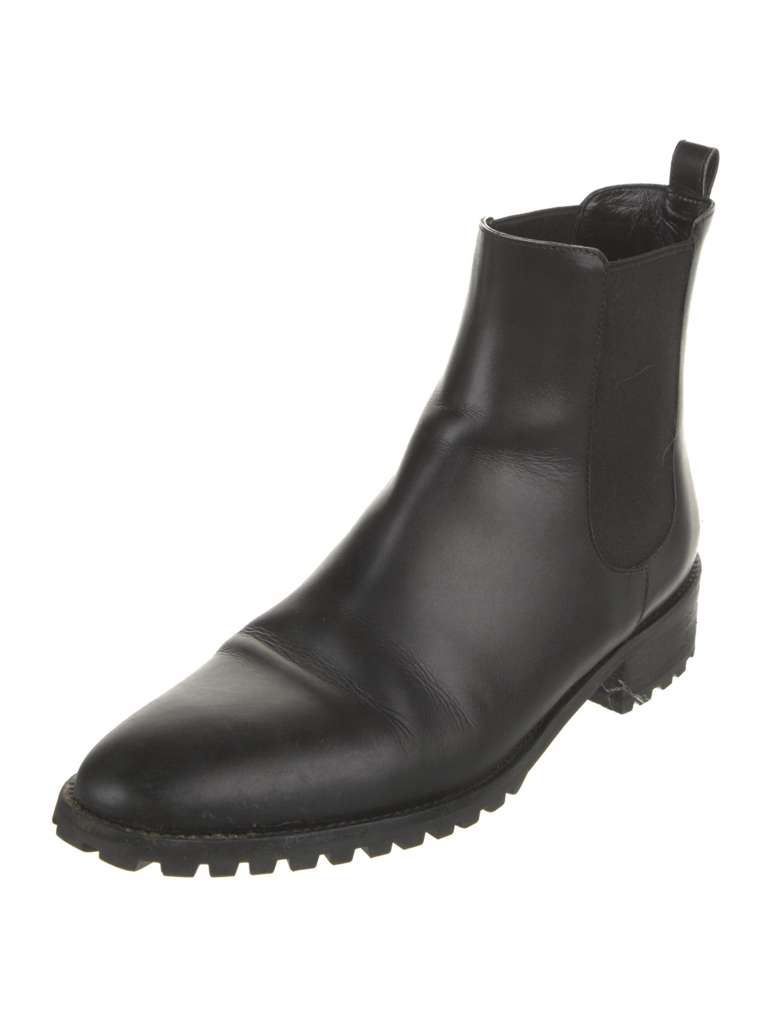 Manolo Blahnik Leather Chelsea Boots
