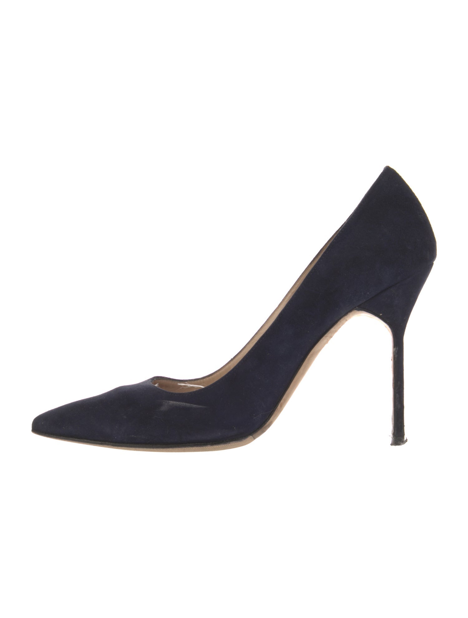 Manolo Blahnik Suede Pumps