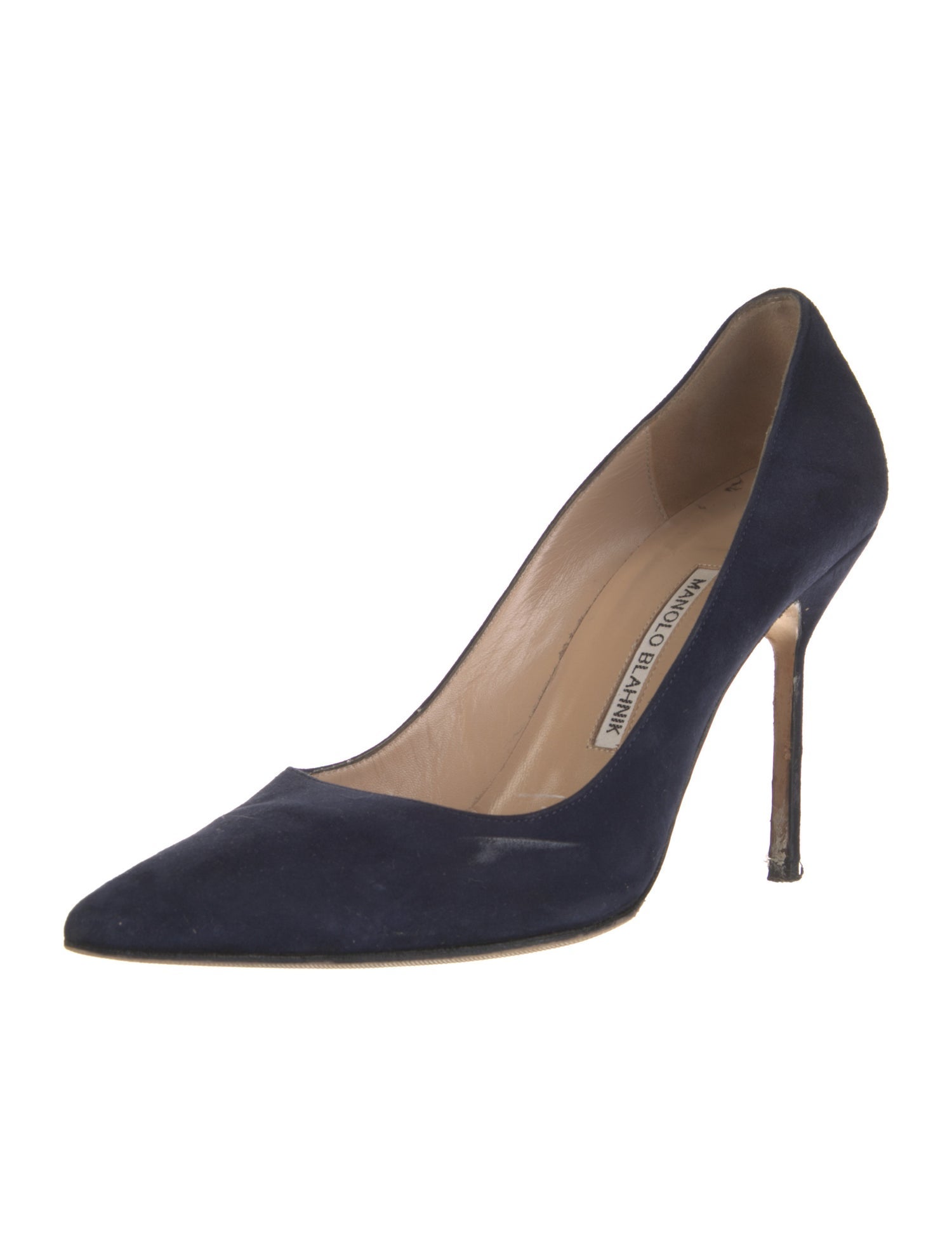 Manolo Blahnik Suede Pumps