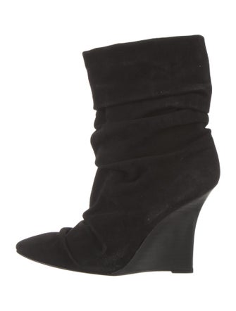 Manolo Blahnik Suede Boots