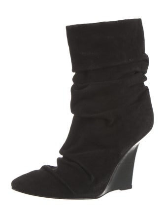 Manolo Blahnik Suede Boots