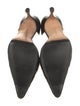 Manolo Blahnik Embossed Leather D'Orsay Pumps
