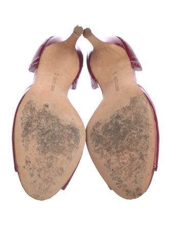 Manolo Blahnik Patent Leather D'Orsay Pumps