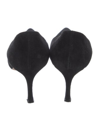 Manolo Blahnik Suede Pumps