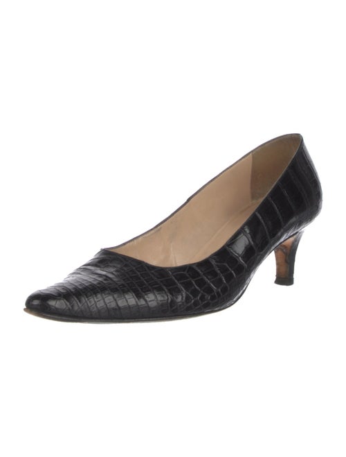 Manolo Blahnik Crocodile Pumps