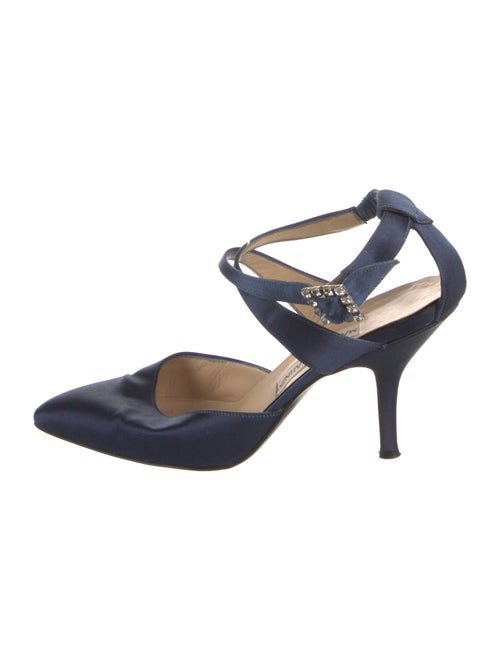 Manolo Blahnik Satin Pumps