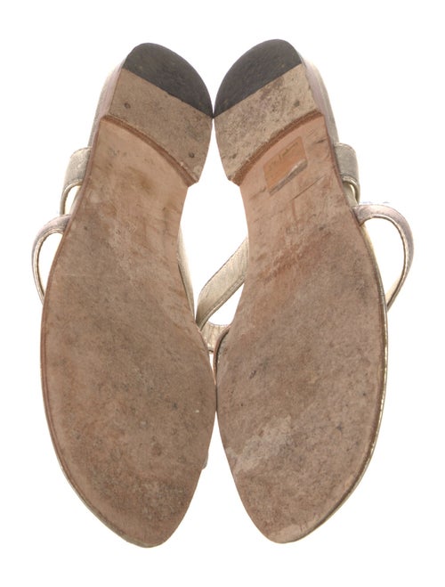 Manolo Blahnik Leather Slides