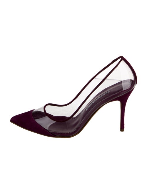 Manolo Blahnik PVC Slingback Pumps