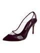 Manolo Blahnik PVC Slingback Pumps
