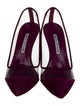 Manolo Blahnik PVC Slingback Pumps