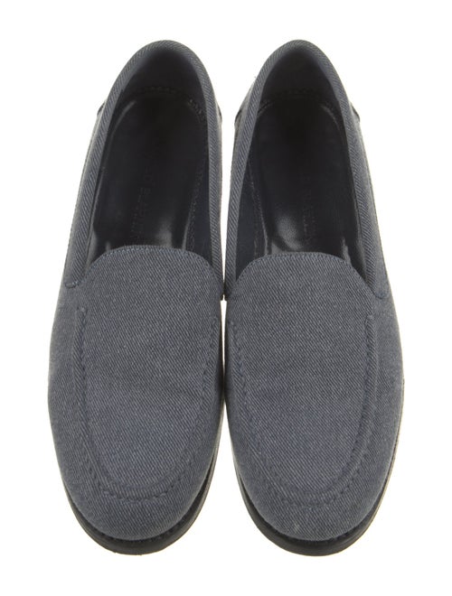 Manolo Blahnik Canvas Loafers