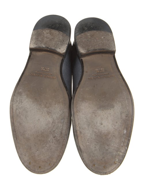 Manolo Blahnik Canvas Loafers