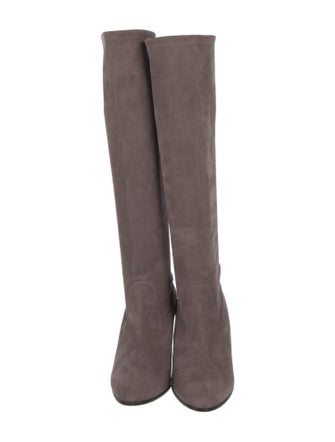 Manolo Blahnik Suede Boots