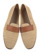 Manolo Blahnik Raffia Loafers