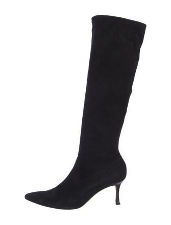 Manolo Blahnik Suede Boots