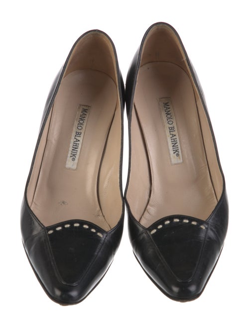 Manolo Blahnik Leather Pumps