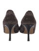 Manolo Blahnik Tweed Pattern Pumps