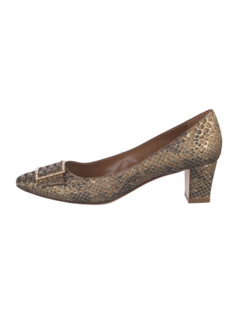 Manolo Blahnik Animal Print Pumps
