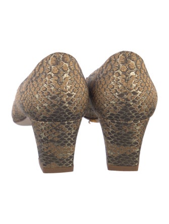 Manolo Blahnik Animal Print Pumps