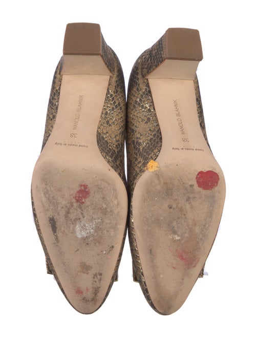 Manolo Blahnik Animal Print Pumps