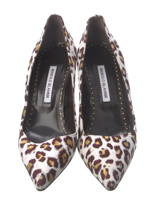 Manolo Blahnik Animal Print Pumps
