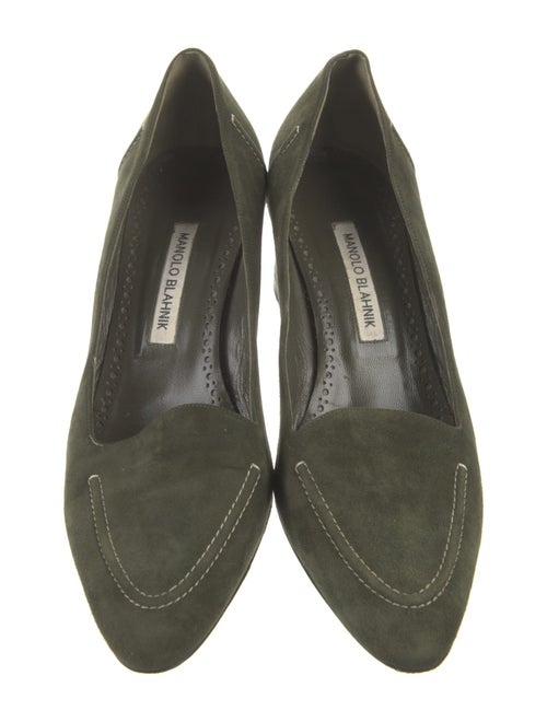 Manolo Blahnik Suede Pumps