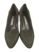 Manolo Blahnik Suede Pumps