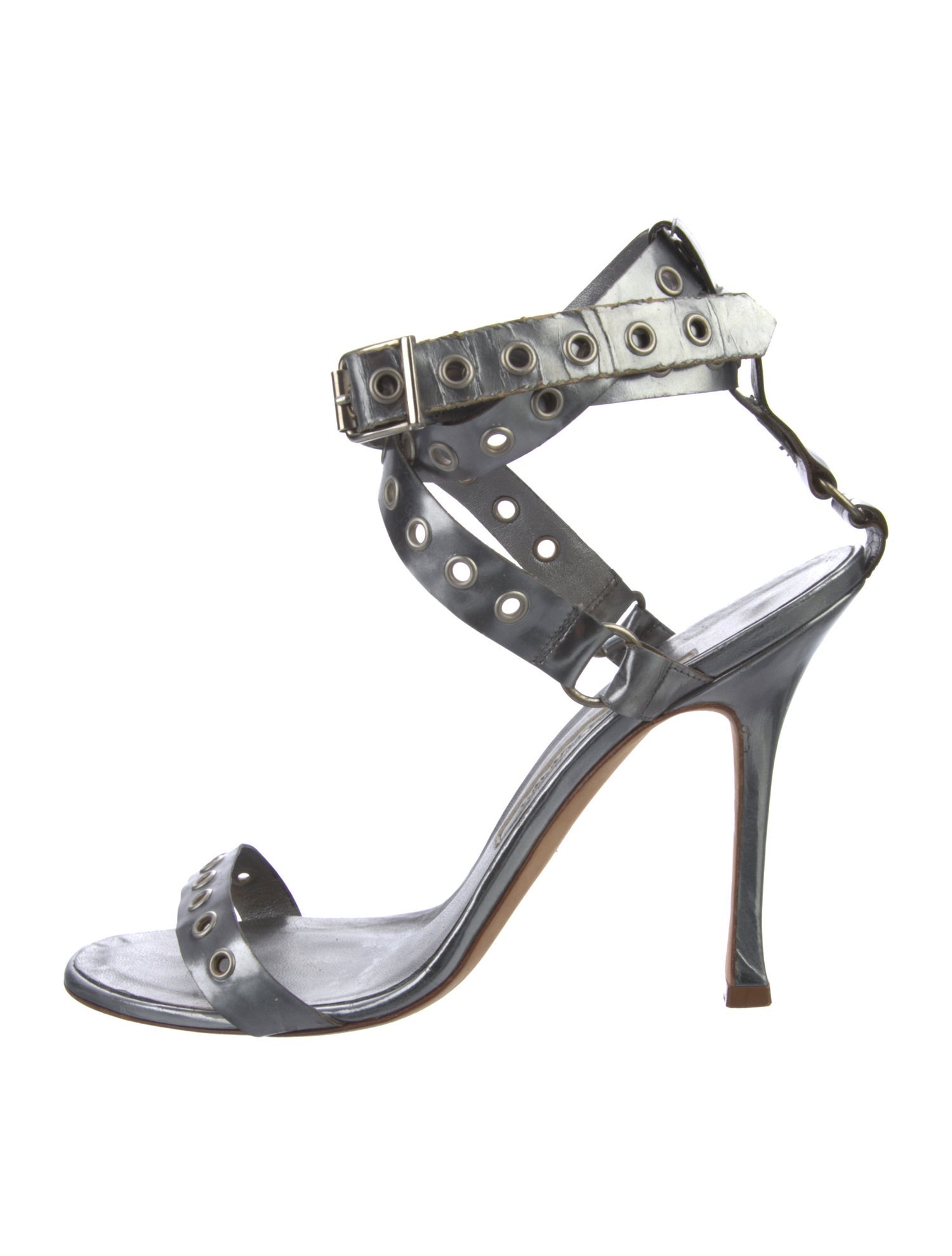 Manolo Blahnik Leather Sandals
