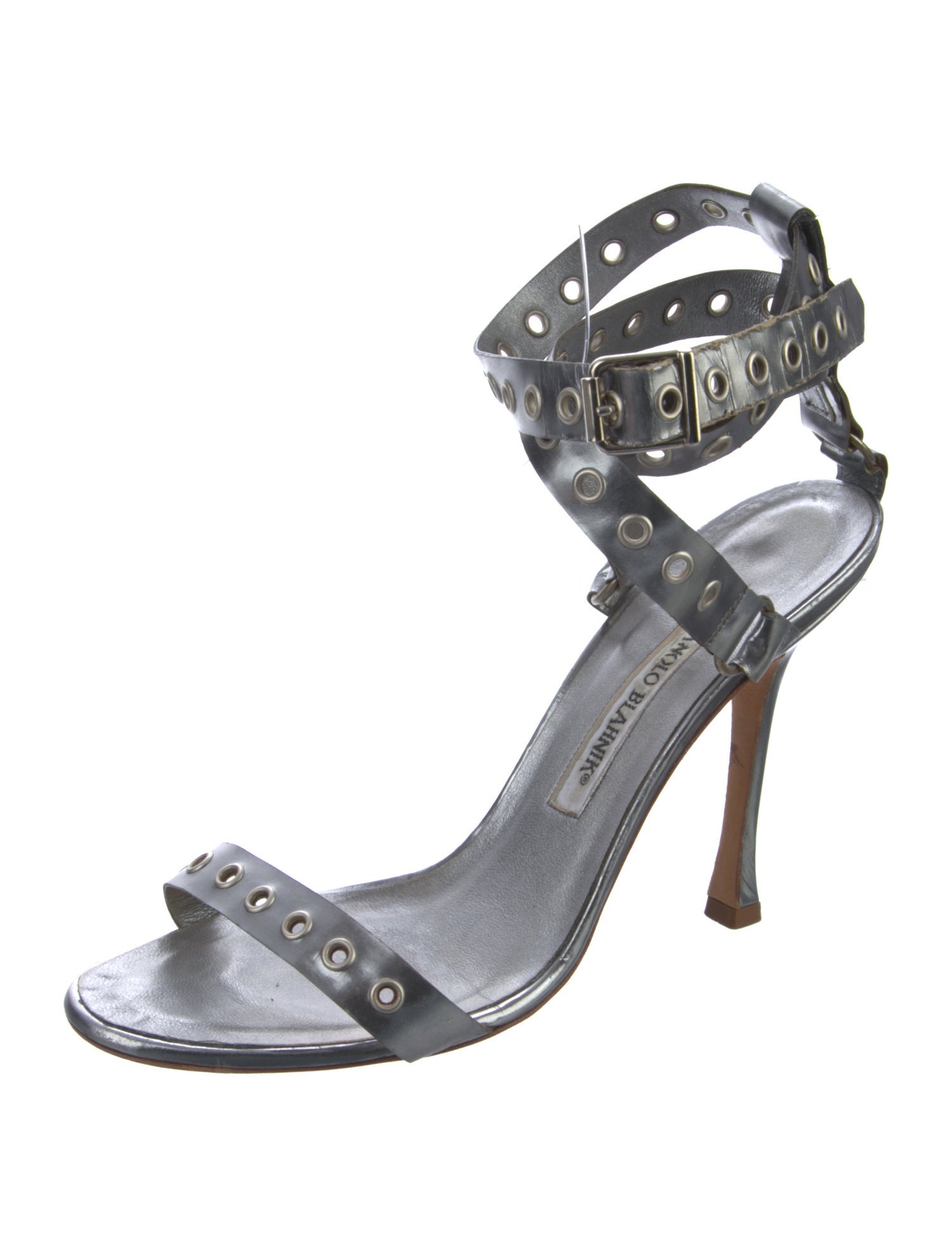 Manolo Blahnik Leather Sandals