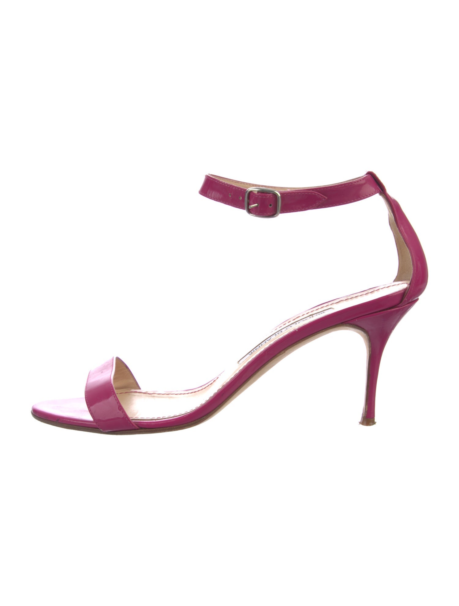 Manolo Blahnik Patent Leather Sandals