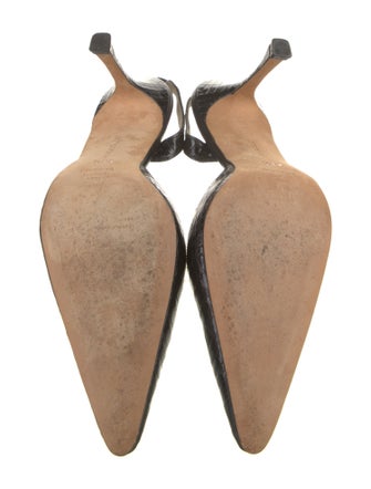 Manolo Blahnik Crocodile Pumps