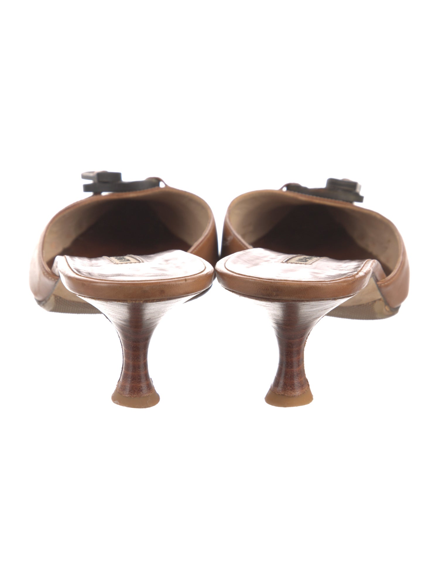 Manolo Blahnik Leather Mules