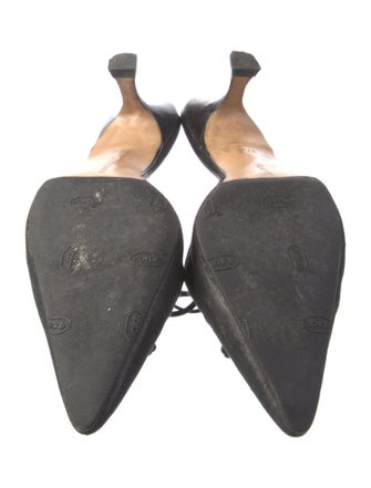 Manolo Blahnik Leather Mules