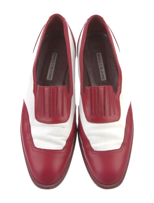 Manolo Blahnik Leather Loafers