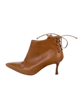 Manolo Blahnik Leather Mules