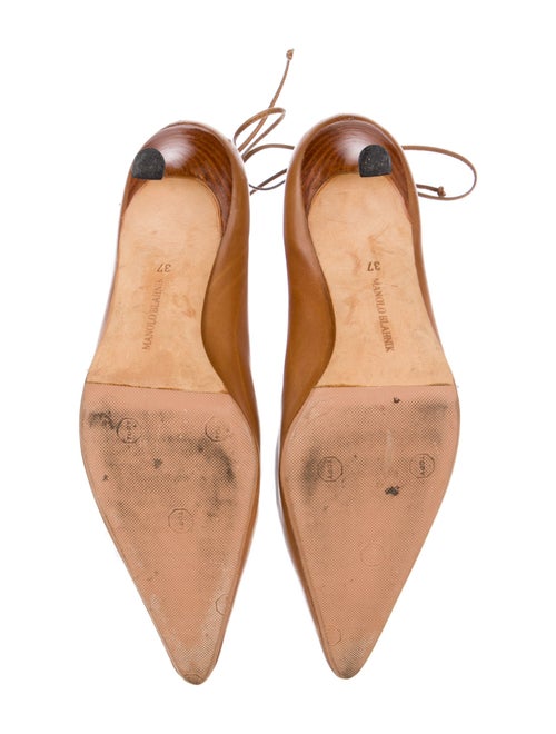 Manolo Blahnik Leather Mules